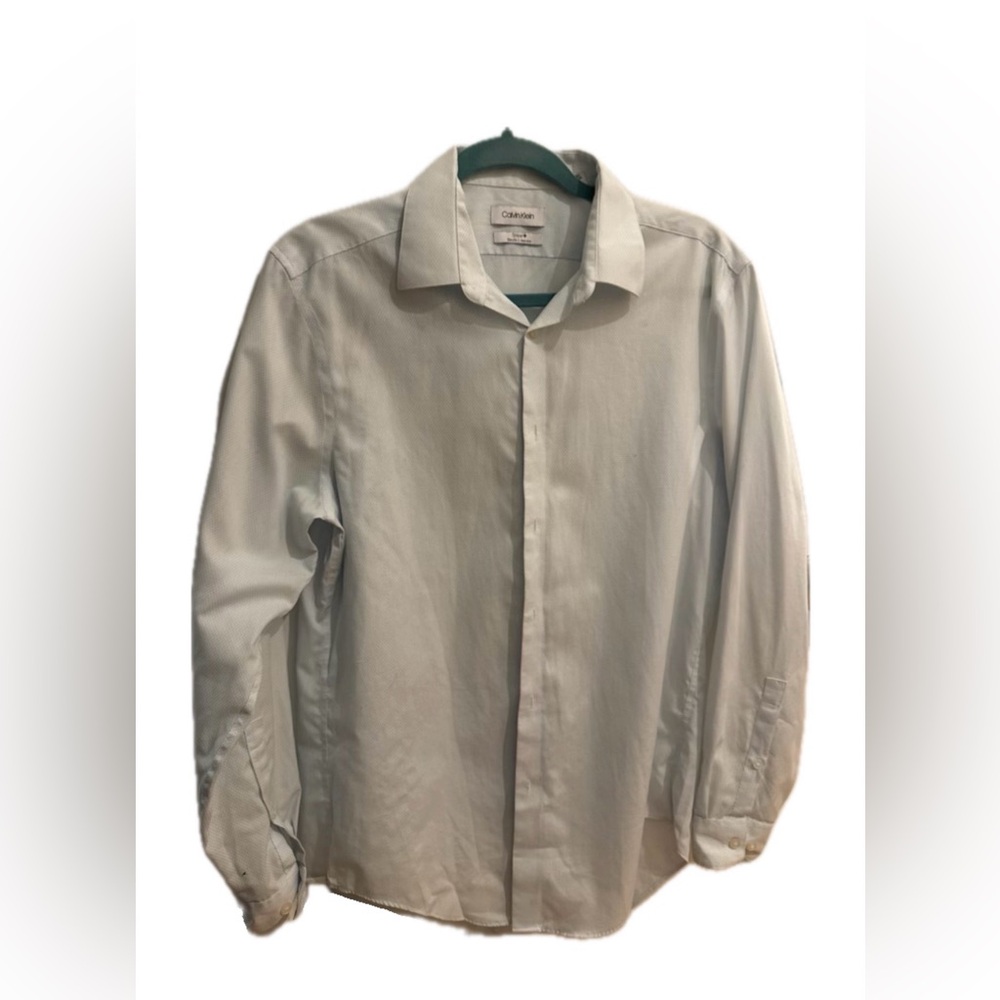 Calvin Klein Crisp Light Blue Dress Shirt